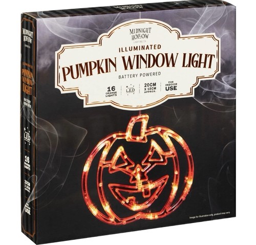 Luce led per finestra zucca - finestra,