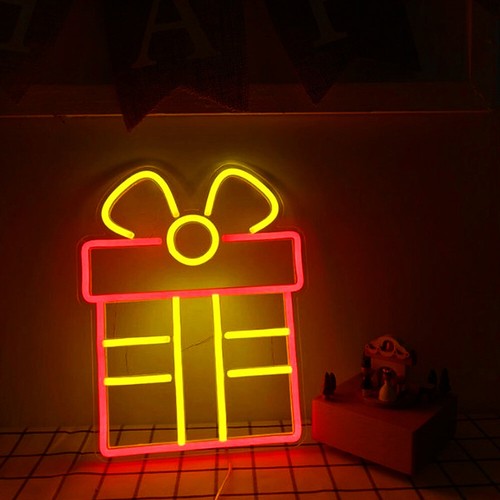 Led gift package neon - gift,