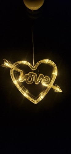 Luce led decorazione finestra