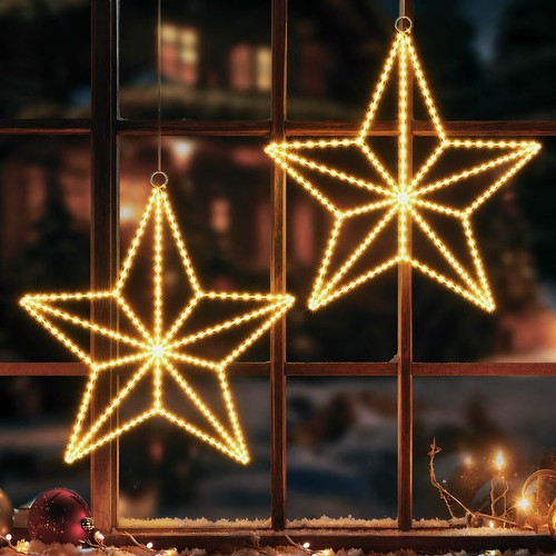 Luci stella natale - stella, 50cm