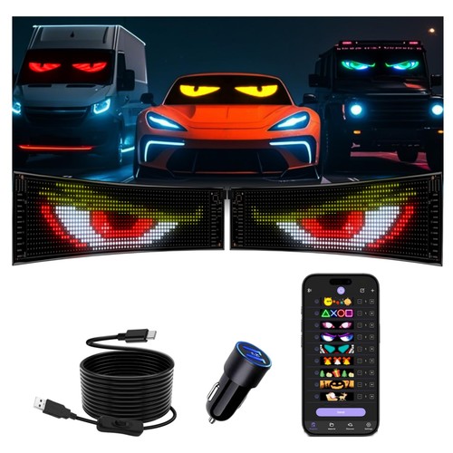 Display led devil eyes - display,