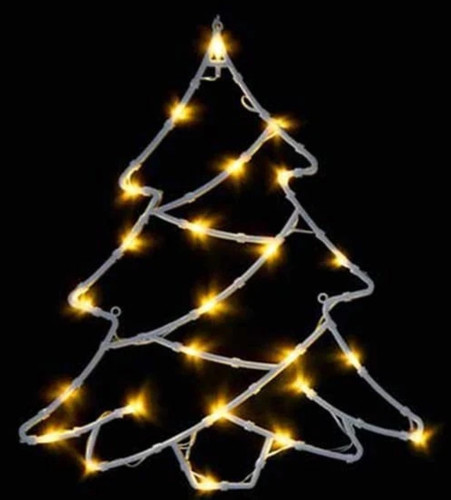 Albero led natale finestra - albero, di