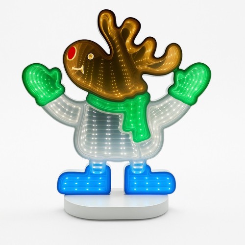 Renna natale led luce - renna,