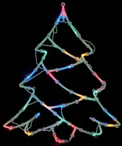 Albero led natale finestra - di,